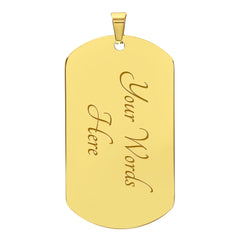 Dad To Be - Dog Tag Necklace